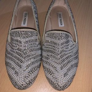 Steve Madden sparkle loafers